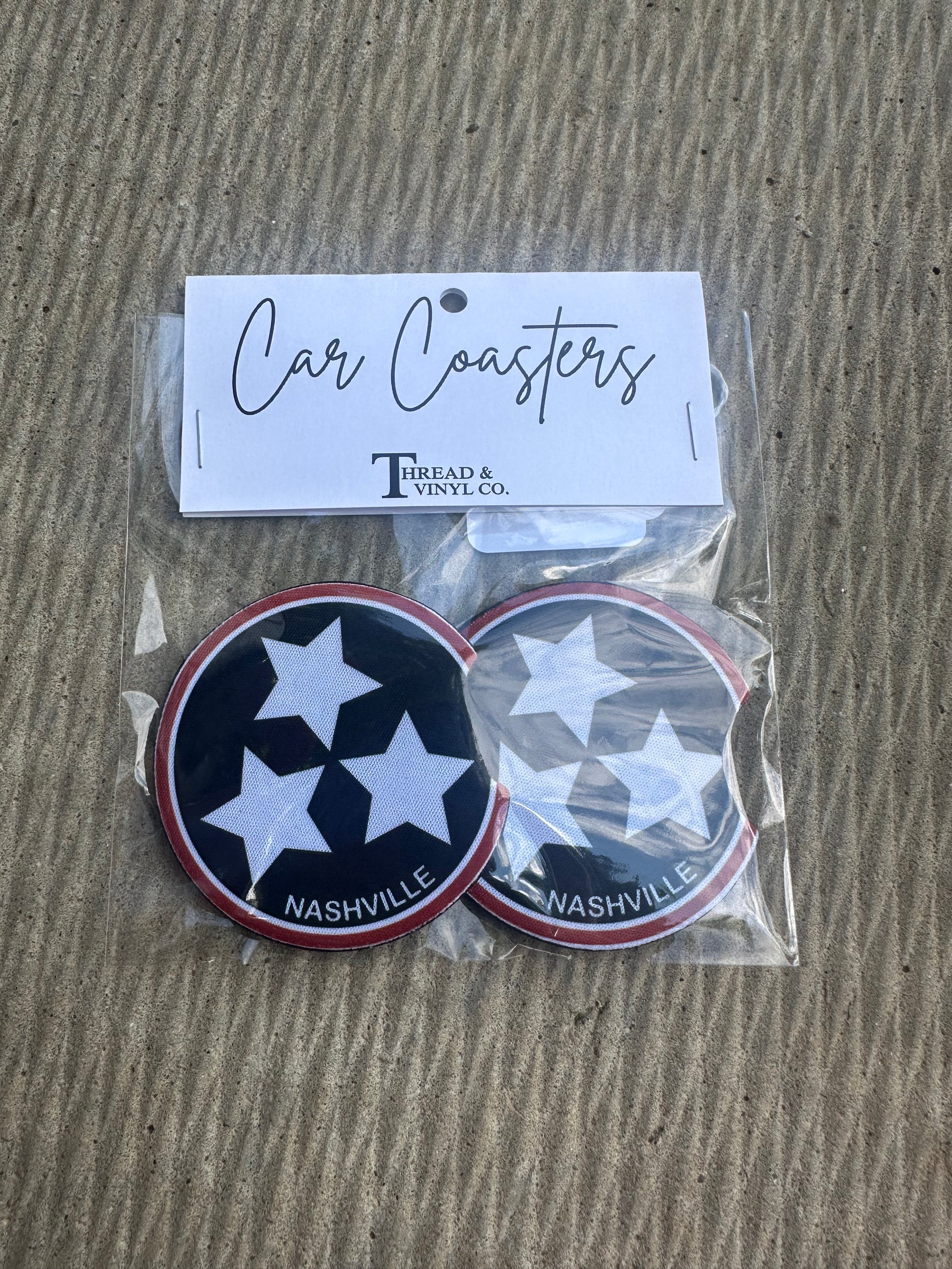 Nashville Tri-Star Car Coasters