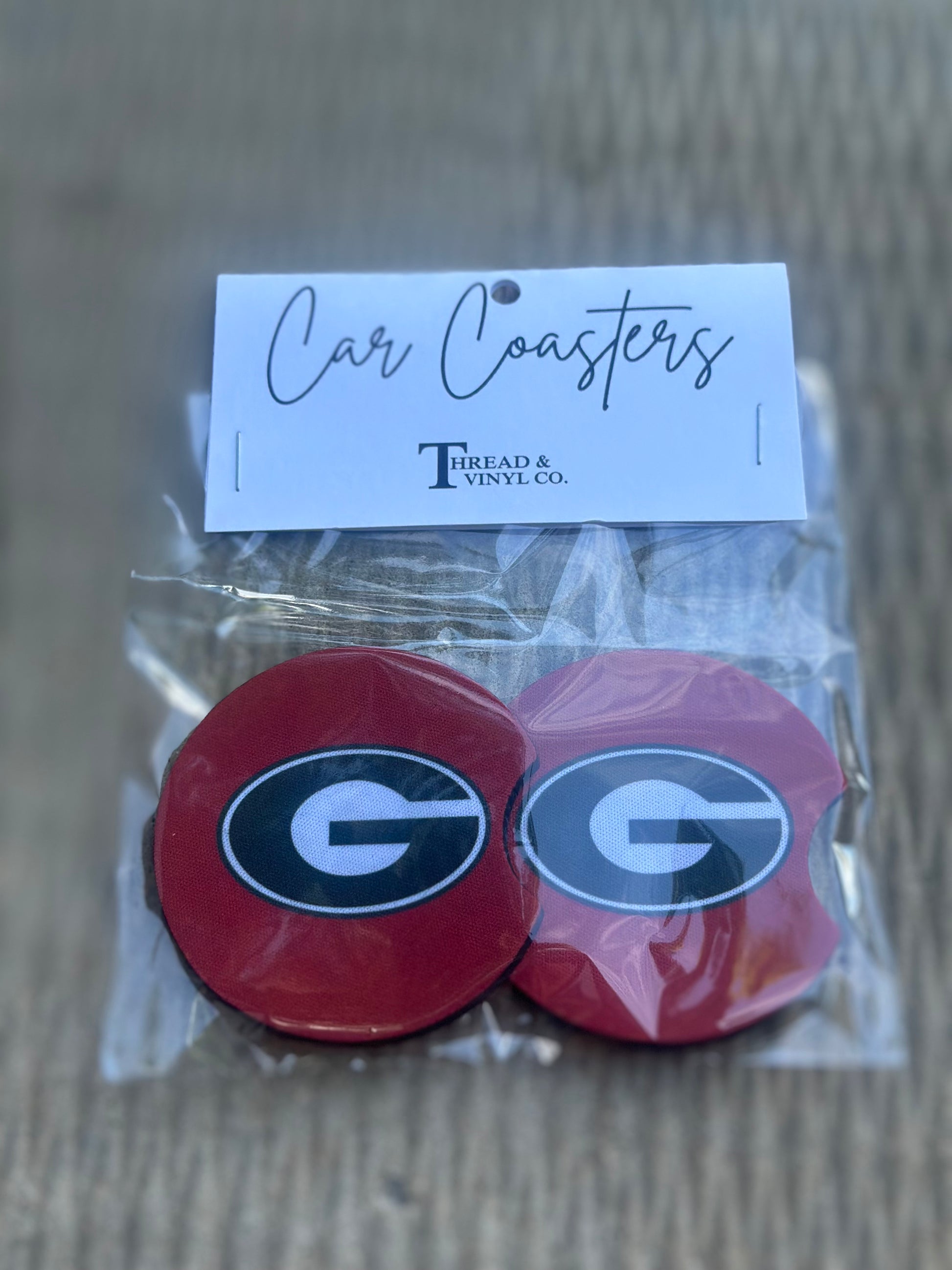 Georgia G Car Coasters