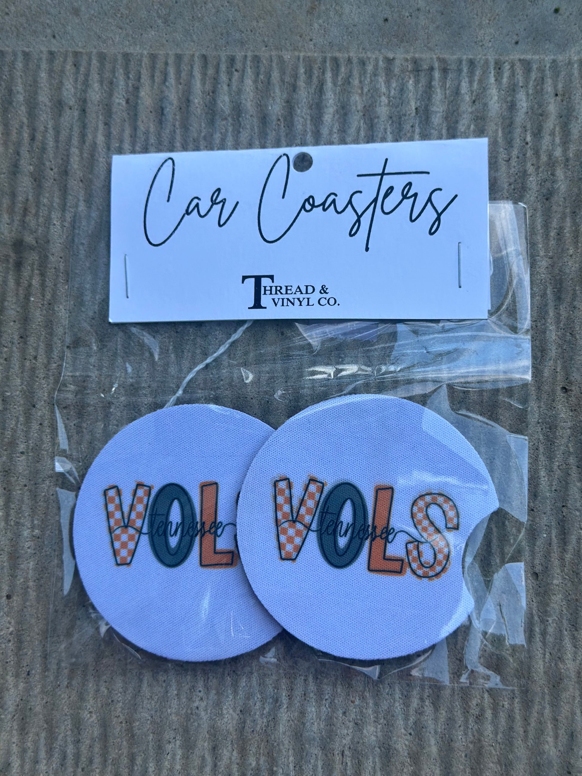 Tennessee Vols Car Coasters