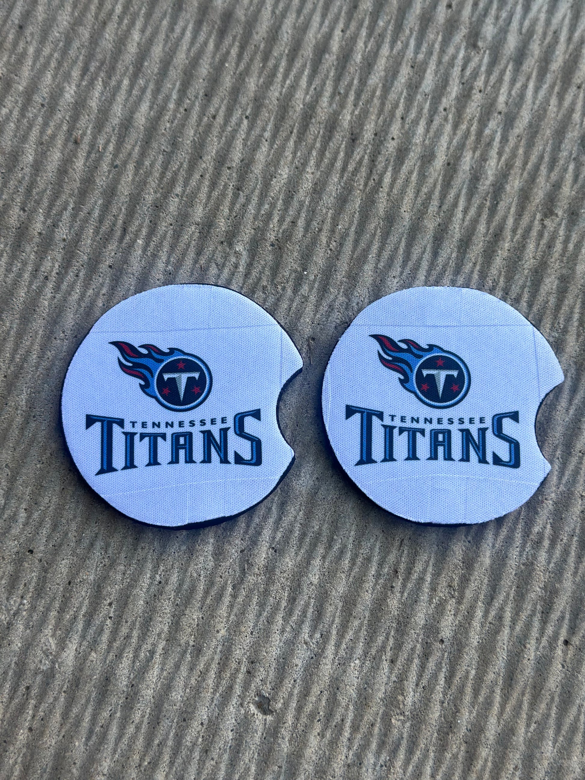 TN Titans Car Coasters