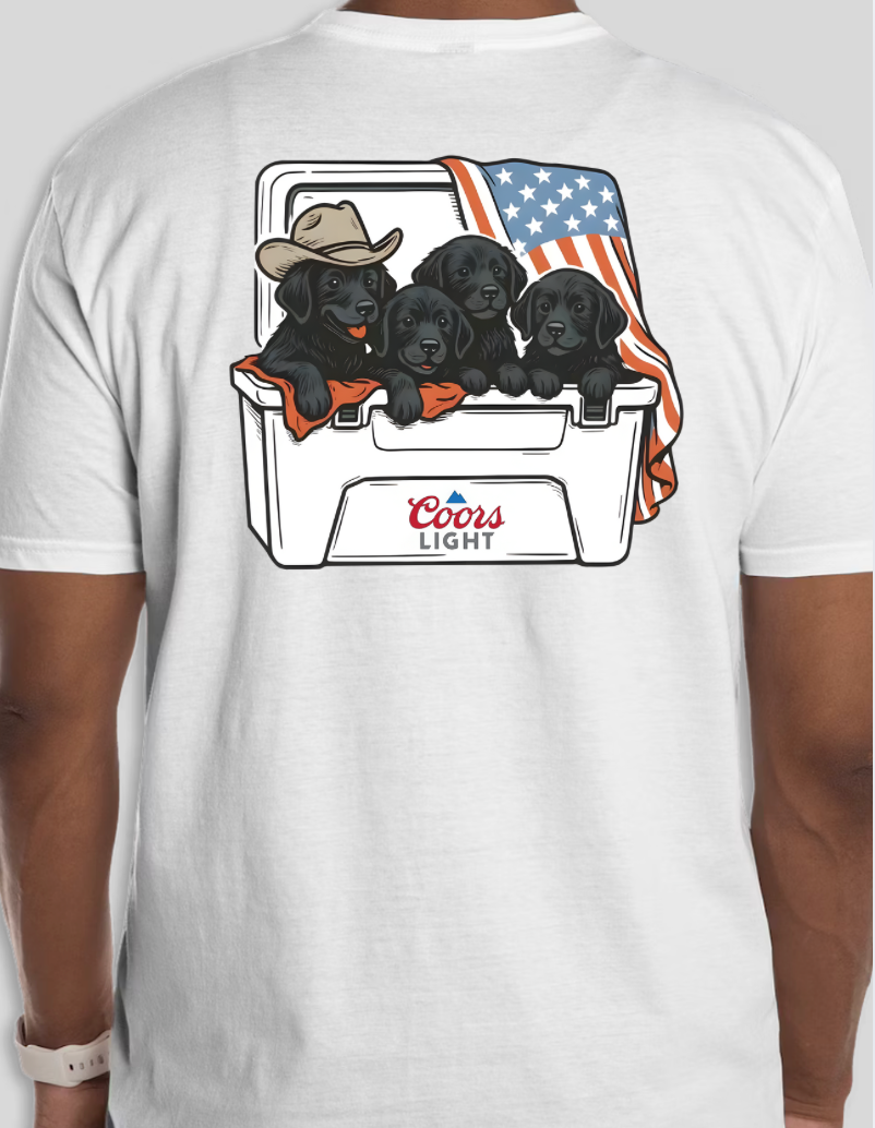 Coors Light Black Labrador Shirt