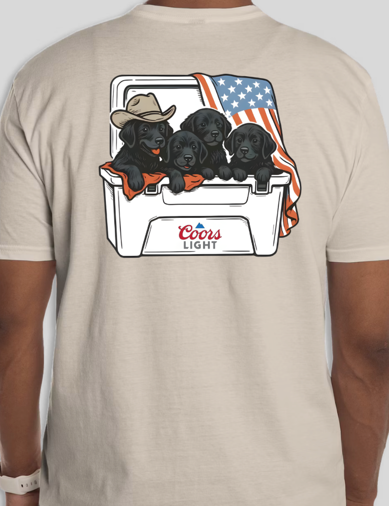 Coors Light Black Labrador Shirt