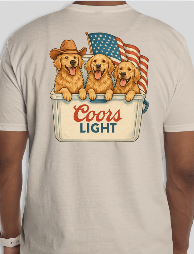 Coors Light Golden Retrievers Shirt