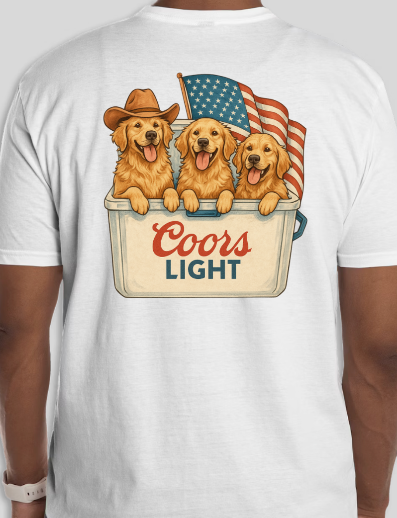 Coors Light Golden Retrievers Shirt