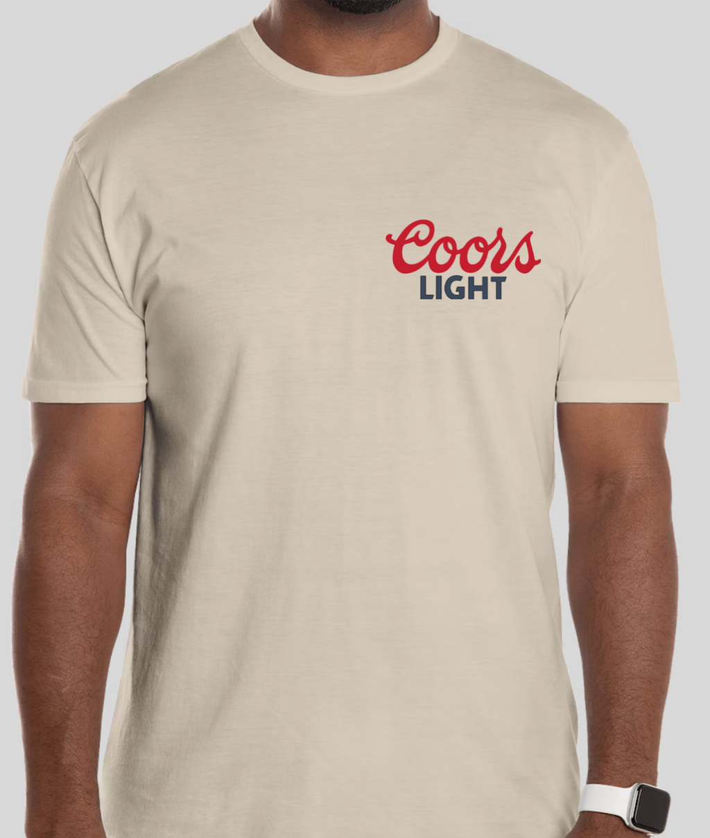 Red, White and Coors Light Shirt