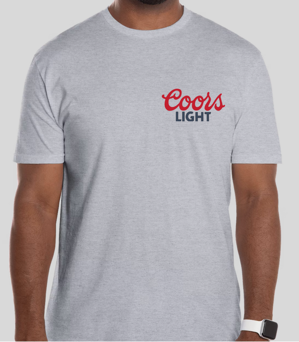 Red, White and Coors Light Shirt