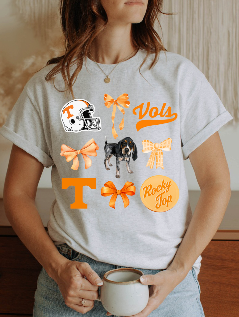 Tennessee Volunteers Bow Coquette Shirt