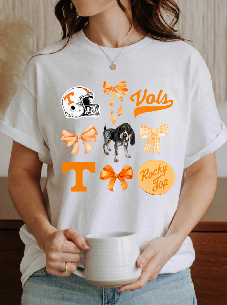 Tennessee Volunteers Bow Coquette Shirt